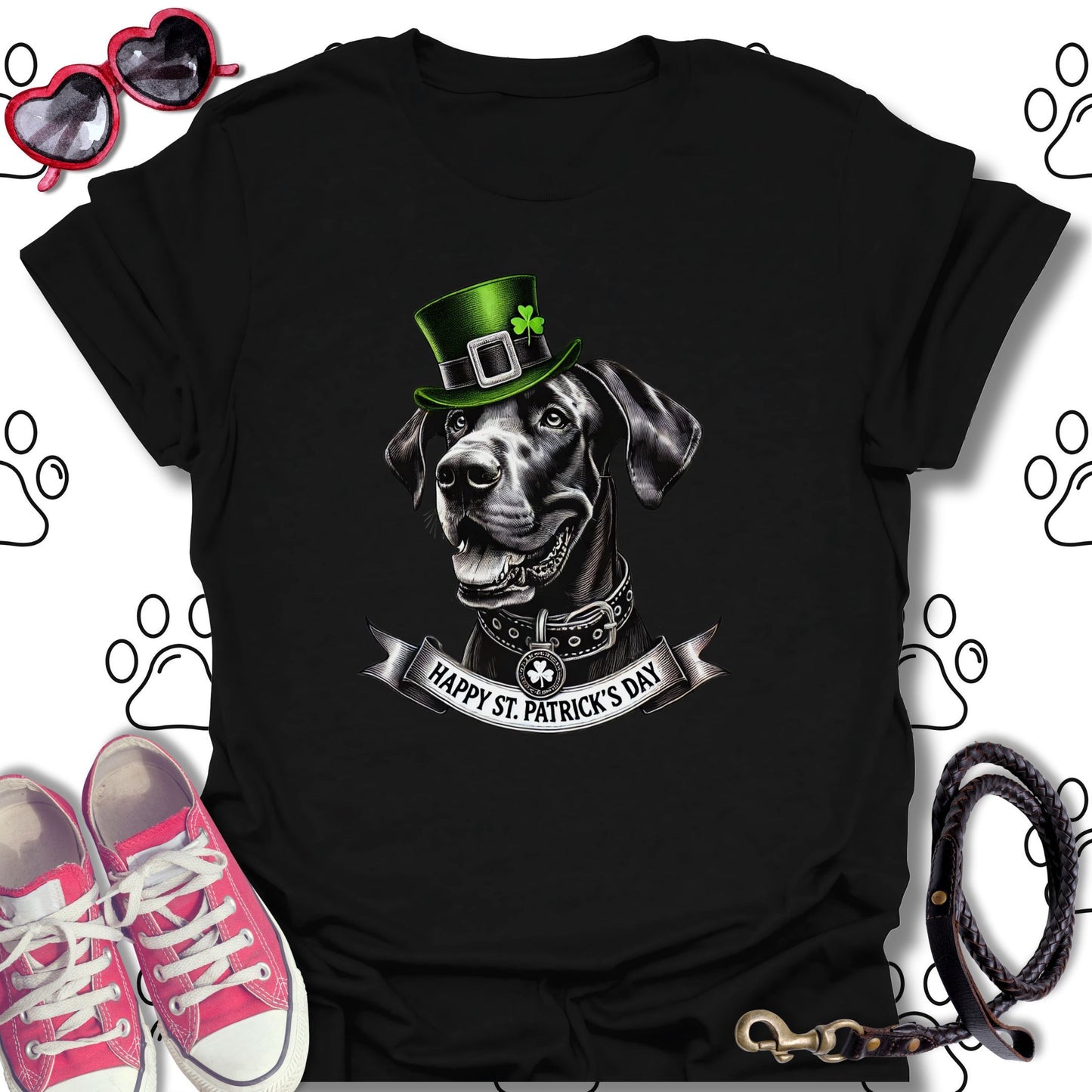 Great Dane St. Patrick’s Day T-Shirt