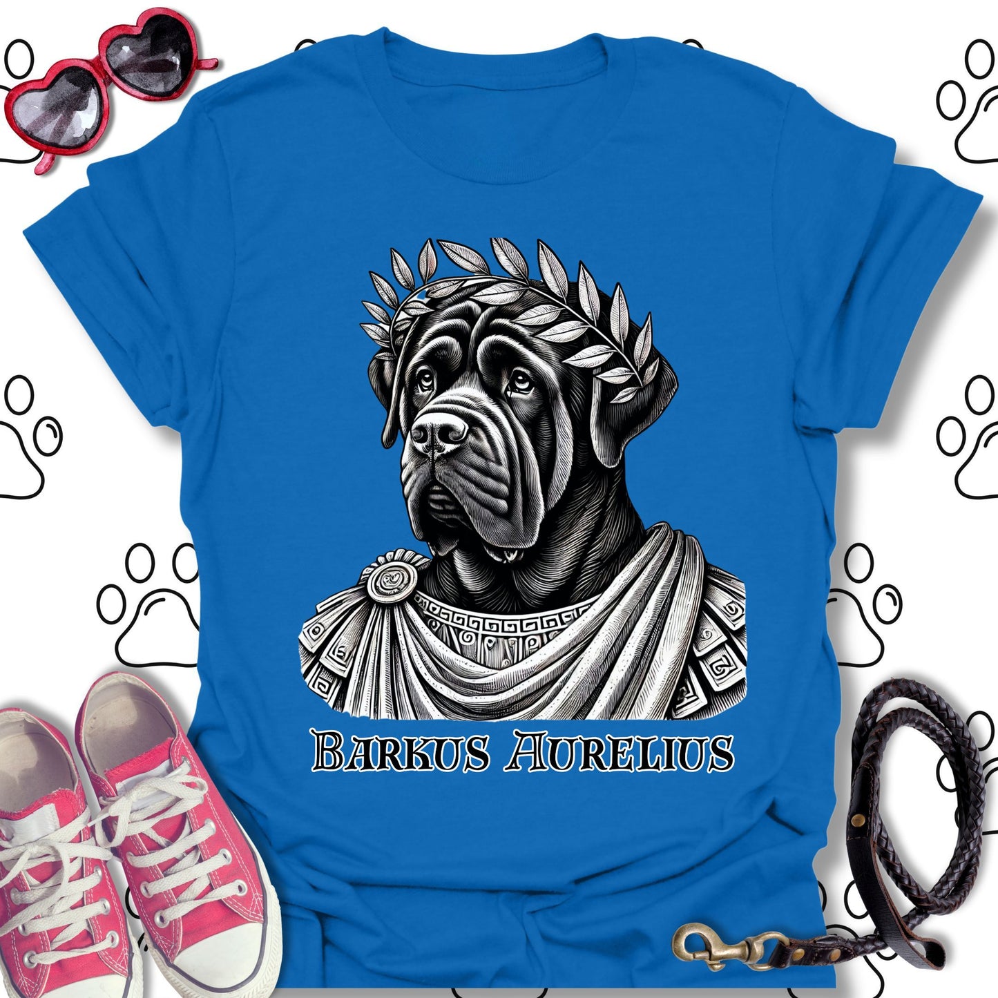 Barkus Aurelius – Stoic Philosopher T-Shirt