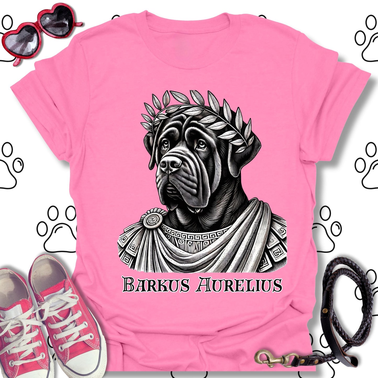 Barkus Aurelius – Stoic Philosopher T-Shirt