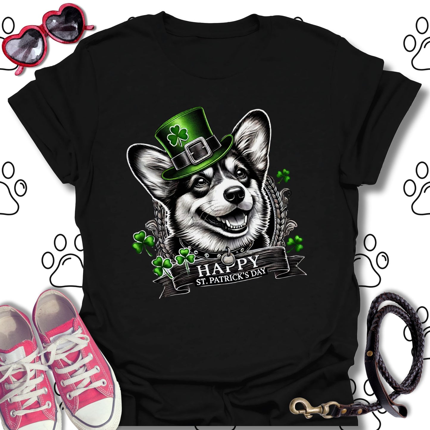 Corgi St. Patrick's Day Shirt