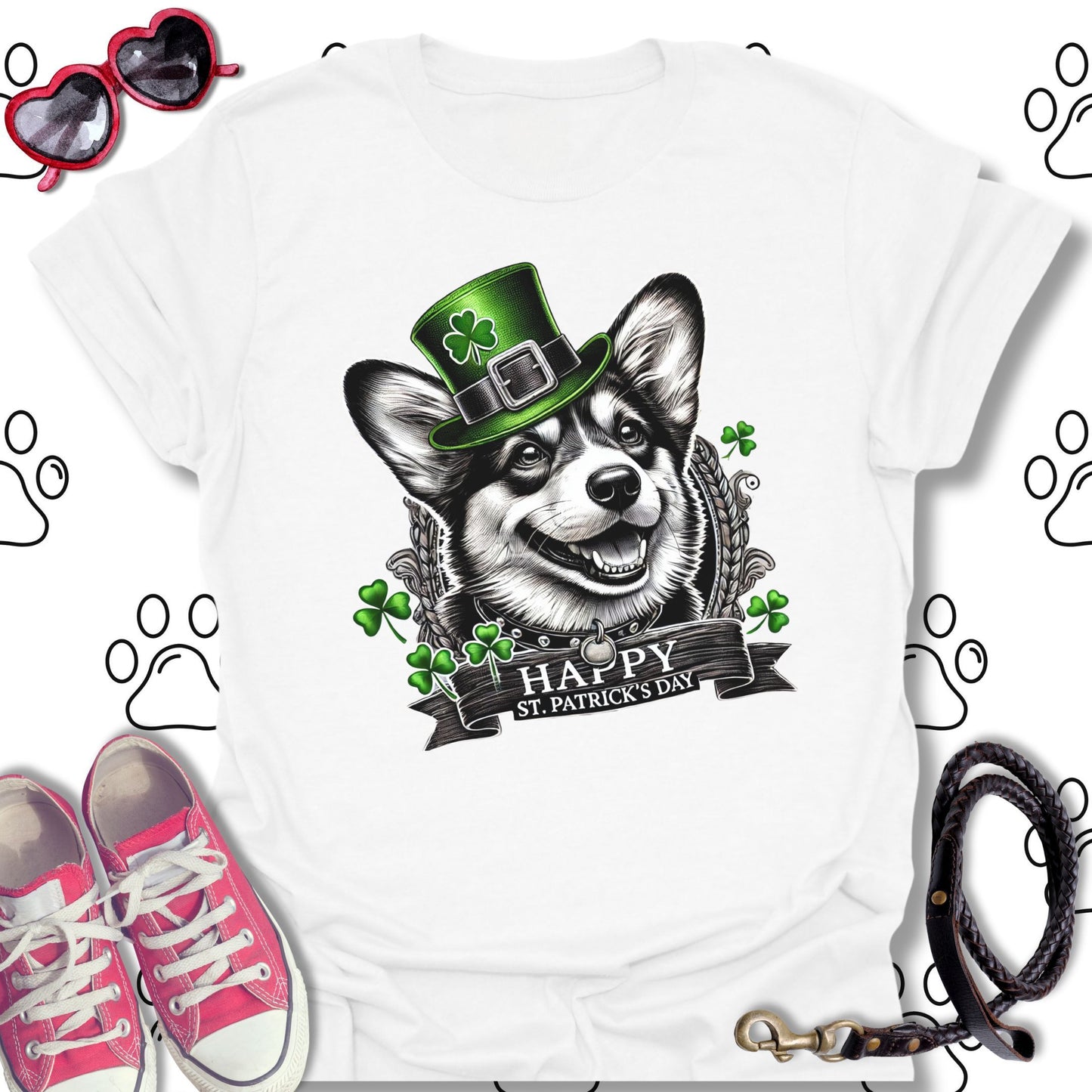 Corgi St. Patrick's Day Shirt