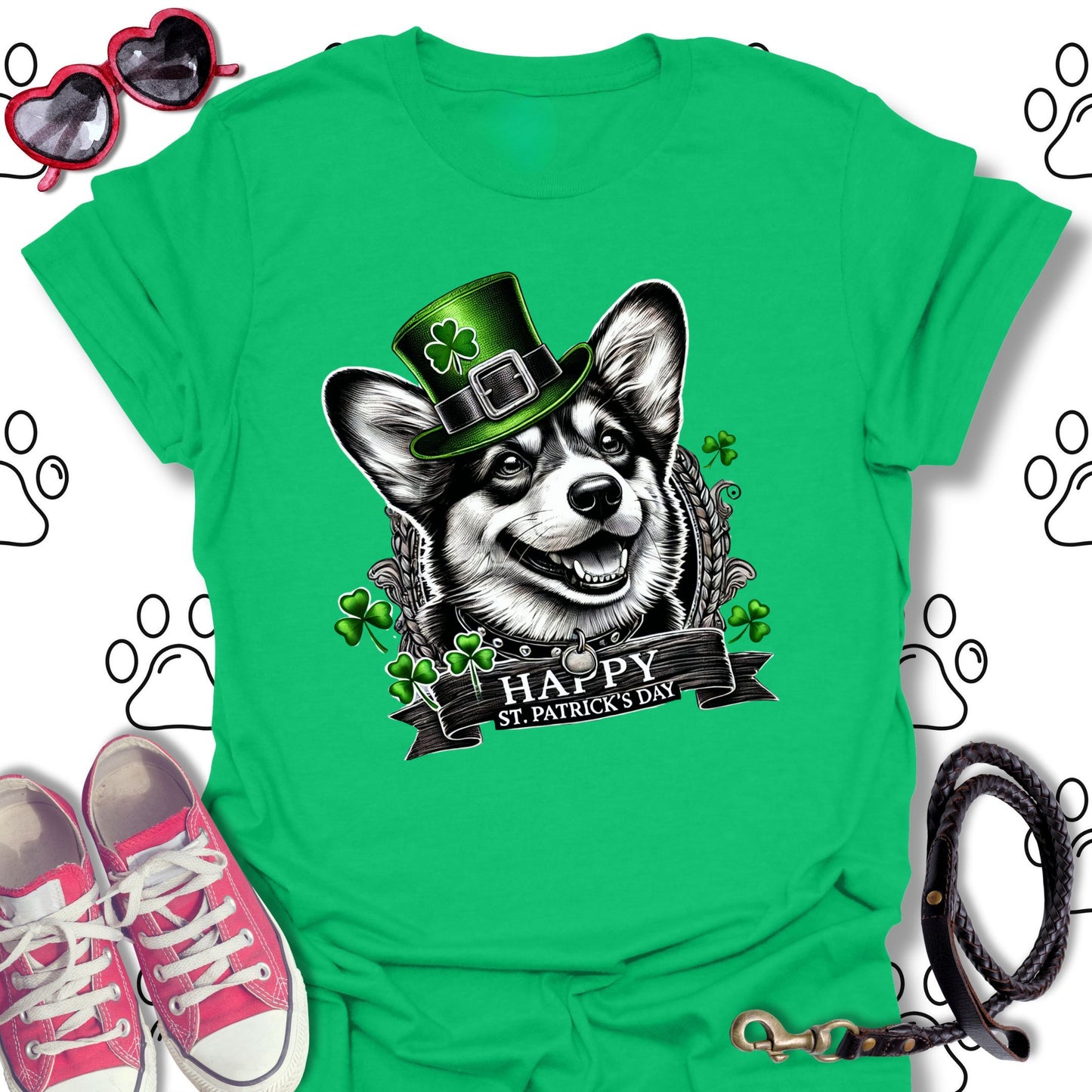 Corgi St. Patrick's Day Shirt