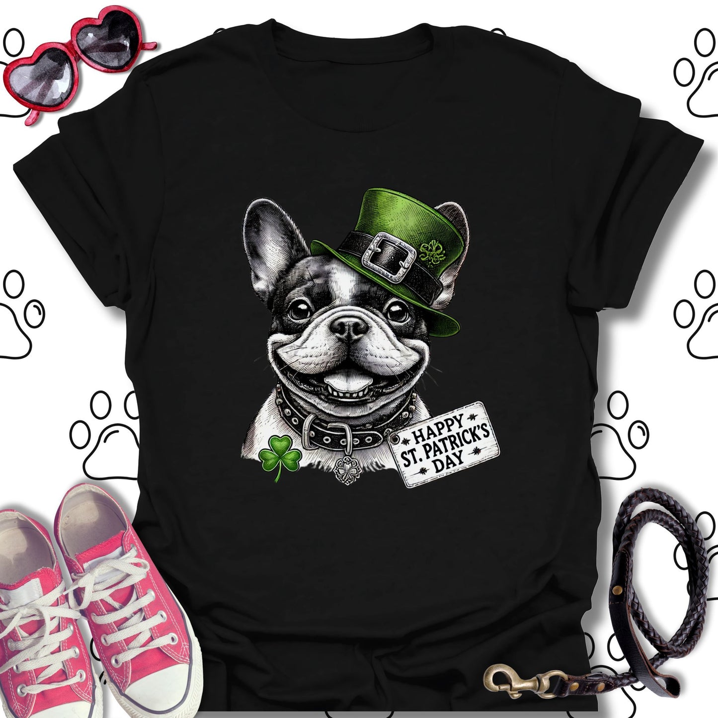 French Bulldog St. Patrick’s Day T-Shirt