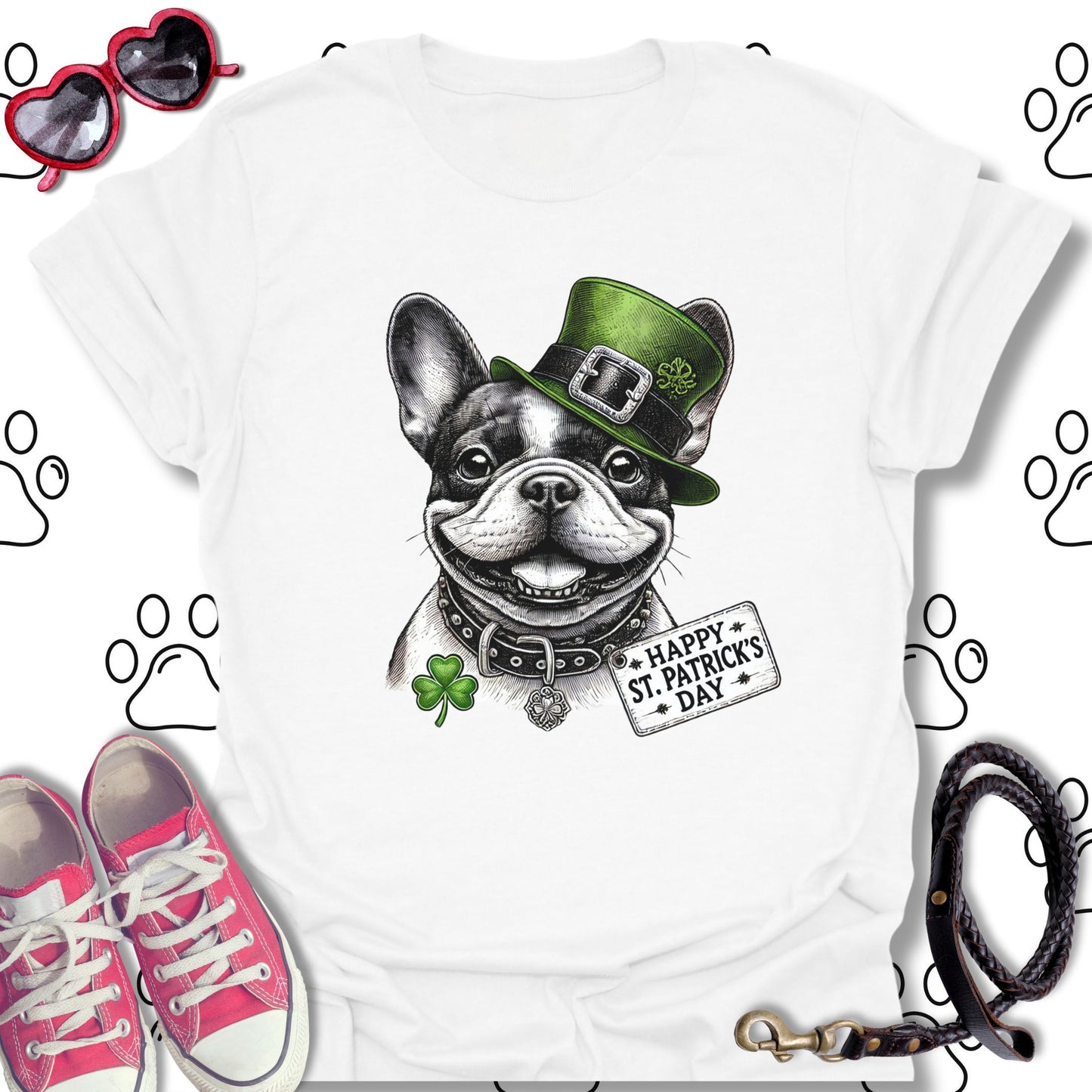 French Bulldog St. Patrick’s Day T-Shirt