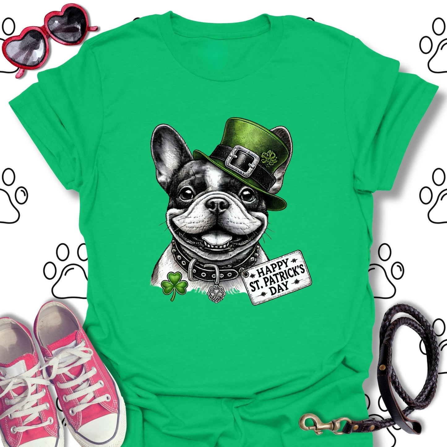French Bulldog St. Patrick’s Day T-Shirt