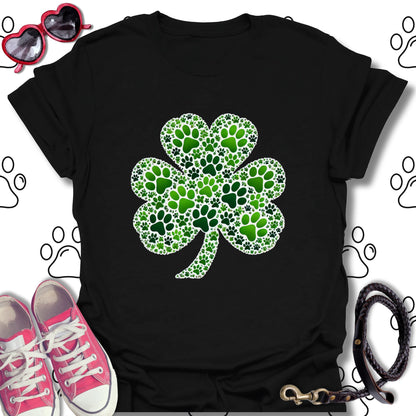 Lucky Paw Shamrock St. Patrick’s Day T-Shirt