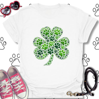 Lucky Paw Shamrock St. Patrick’s Day T-Shirt