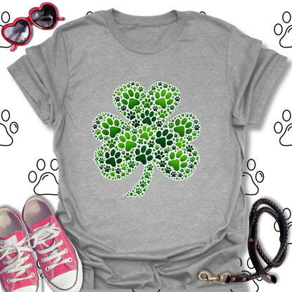 Lucky Paw Shamrock St. Patrick’s Day T-Shirt