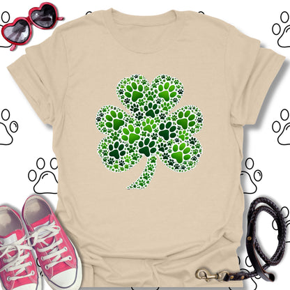 Lucky Paw Shamrock St. Patrick’s Day T-Shirt