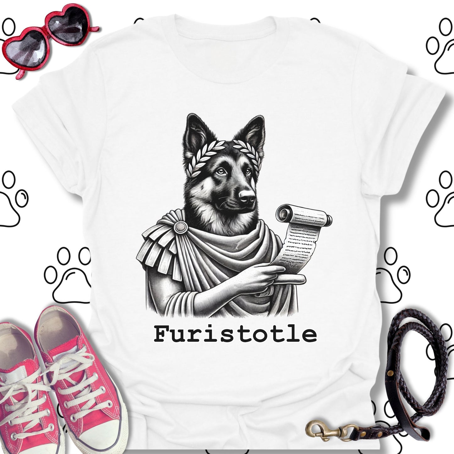 Furistotle – Philosopher Dog T-Shirt
