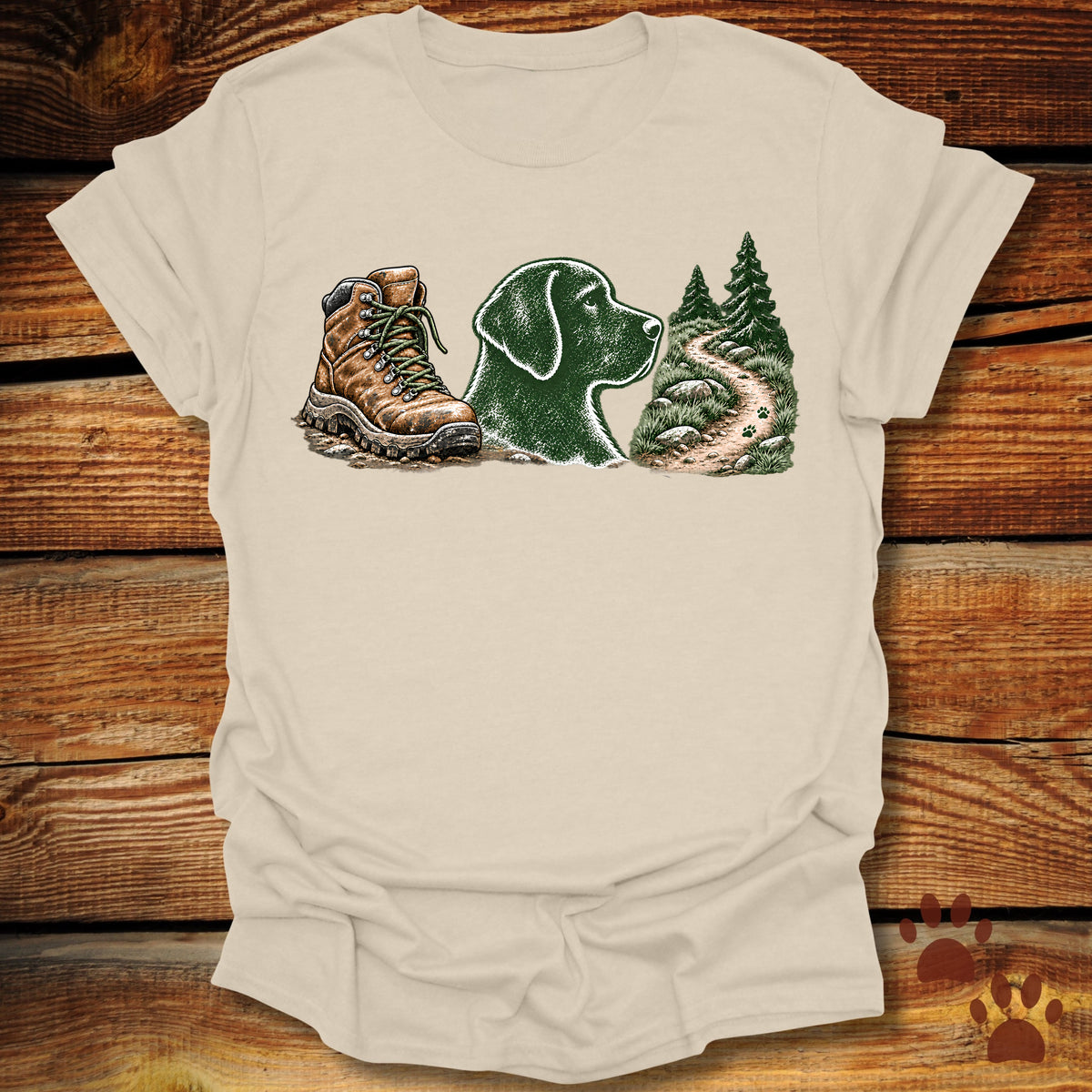Labrador Retriever Hiking Buddy T-Shirt