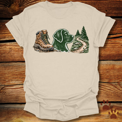 Labrador Retriever Hiking Buddy T-Shirt