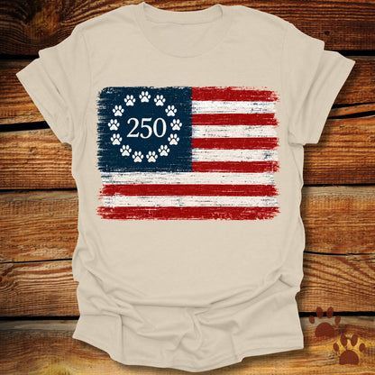 Patriotic Paw 250 American Flag