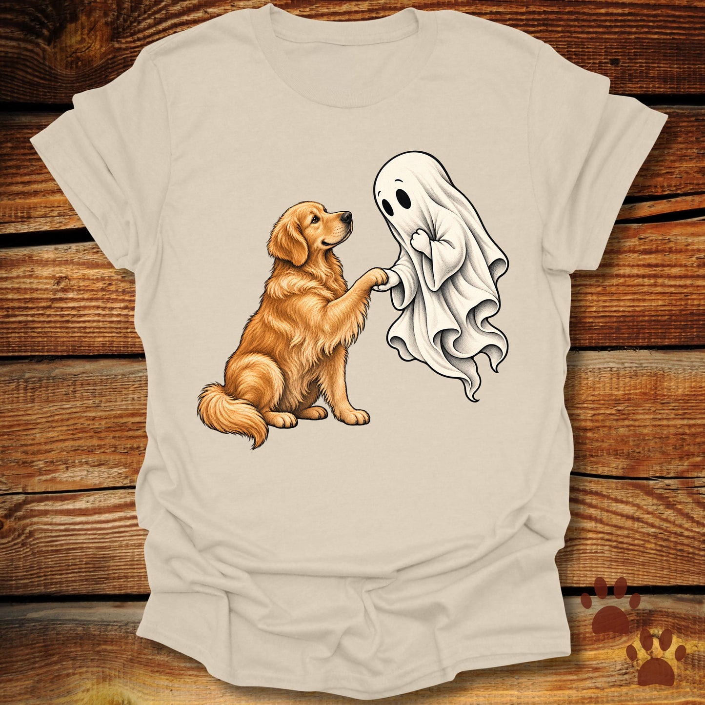 New Friend Ghost Golden Retriever T-Shirt