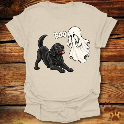 Ghost BOO Black Labrador T-Shirt