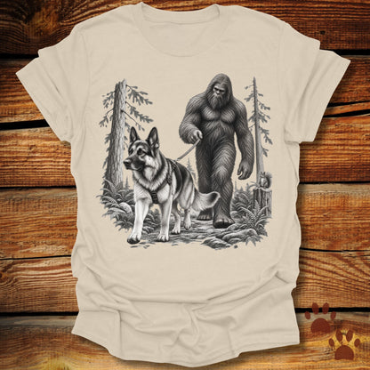 Bigfoot German Shepherd Trailblazers T-Shirt