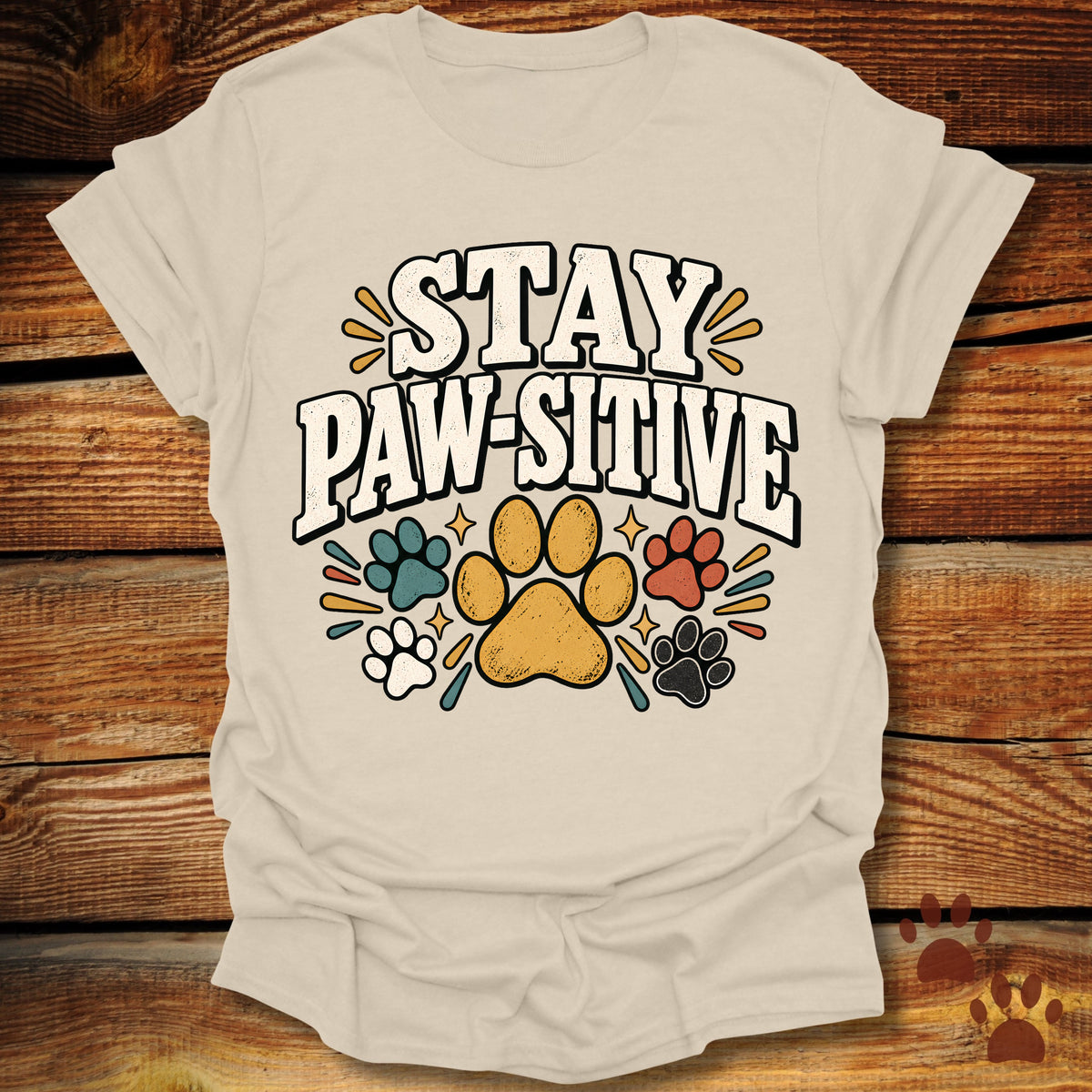 Stay Paw-sitive T-Shirt