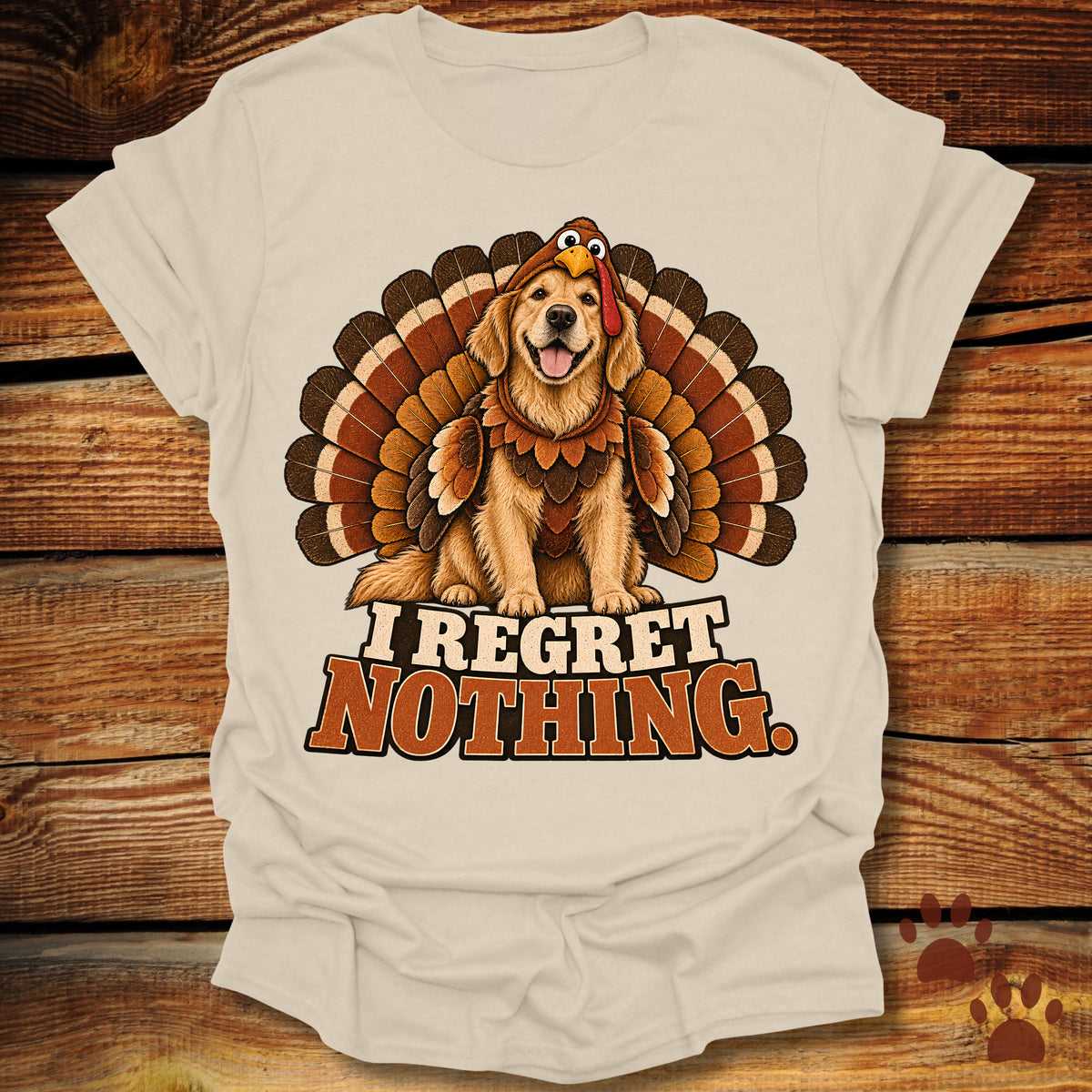 Golden Retriever I Regret Nothing T-Shirt