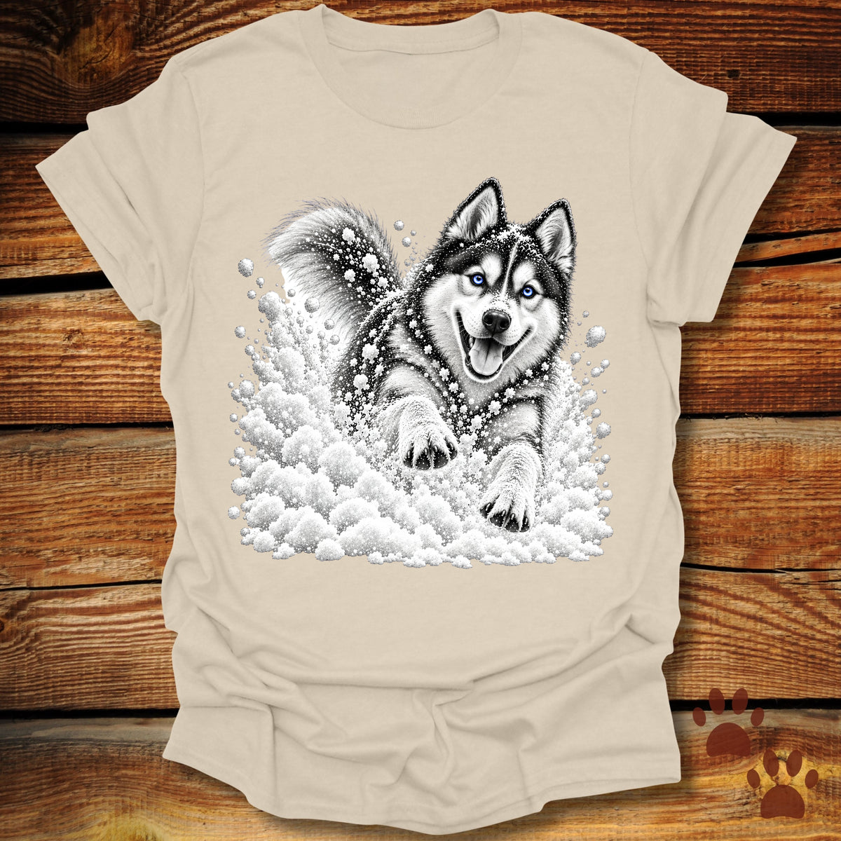 Husky Snow Day T-Shirt