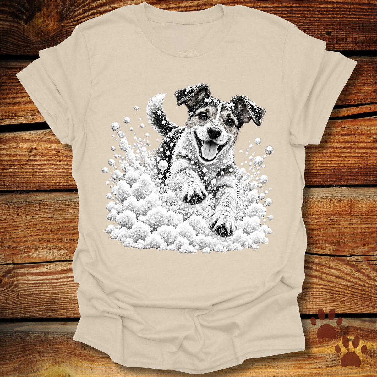 Jack Russell Terrier Snow Day T-Shirt