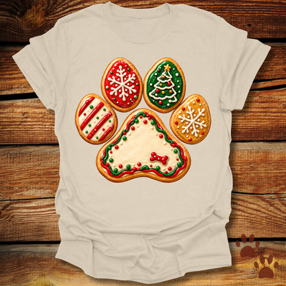 Christmas Cookie Paw T-Shirt