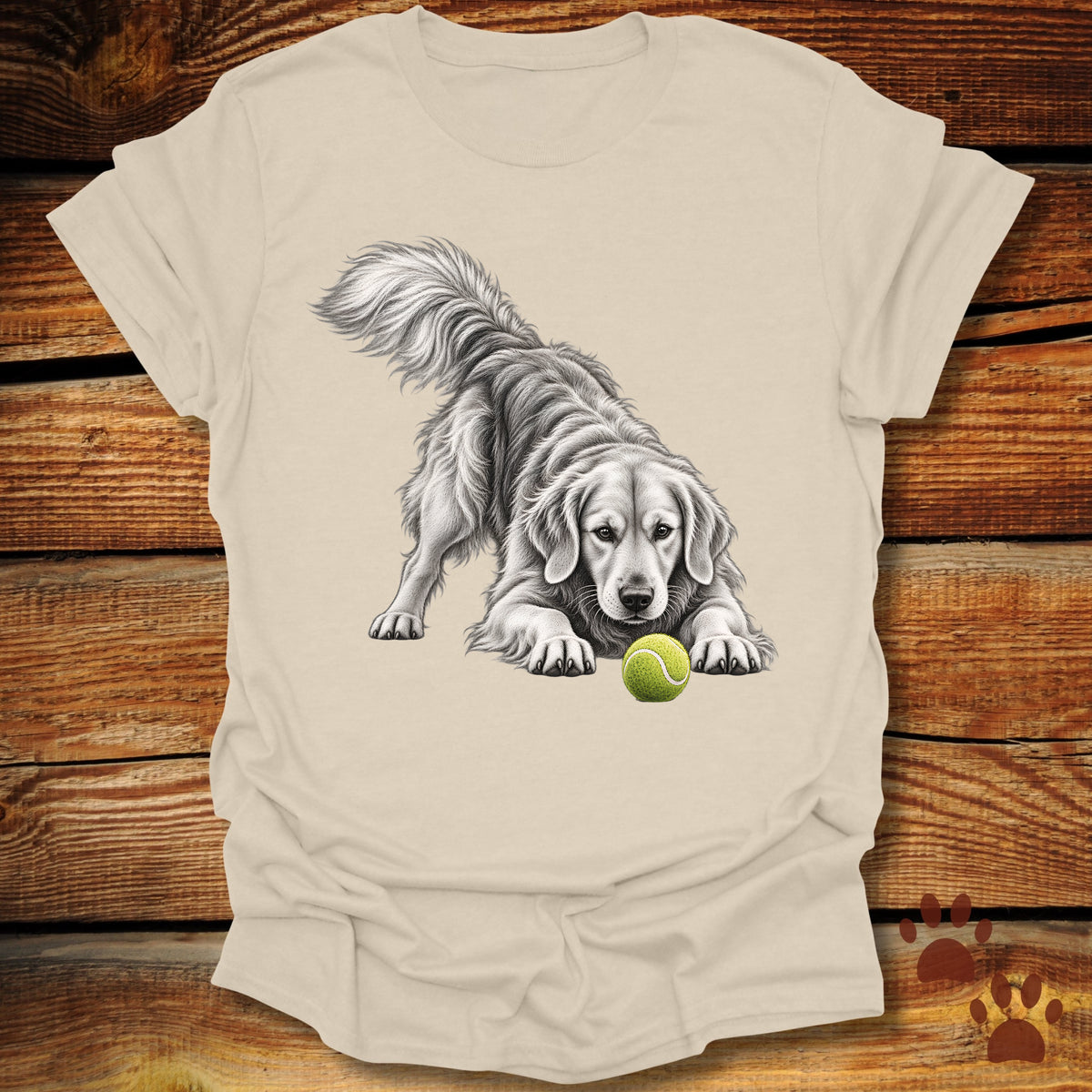 Golden Retriever Tennis Ball T-Shirt