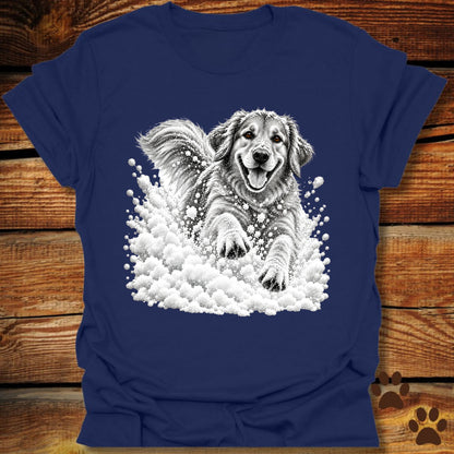 Golden Retriever Snow Day T-Shirt