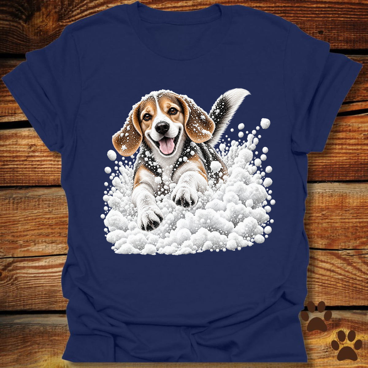 Beagle Snow Frolic T-Shirt