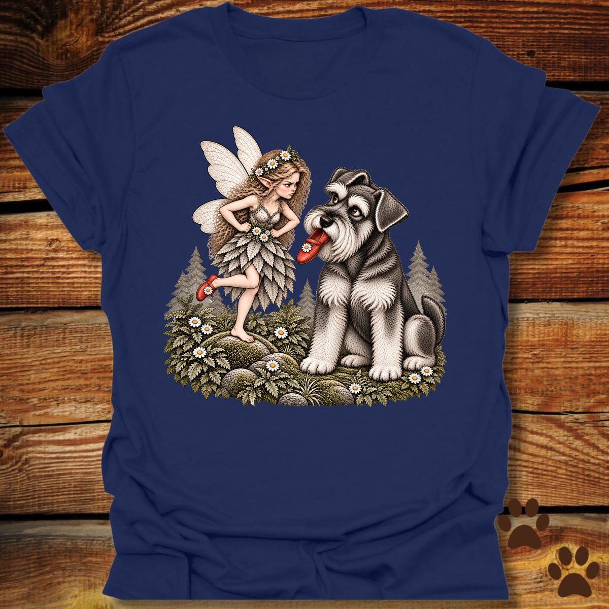 Schnauzer Fairy Shoe Thief T-Shirt