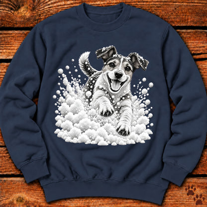 Jack Russell Terrier Snow Day Sweatshirt