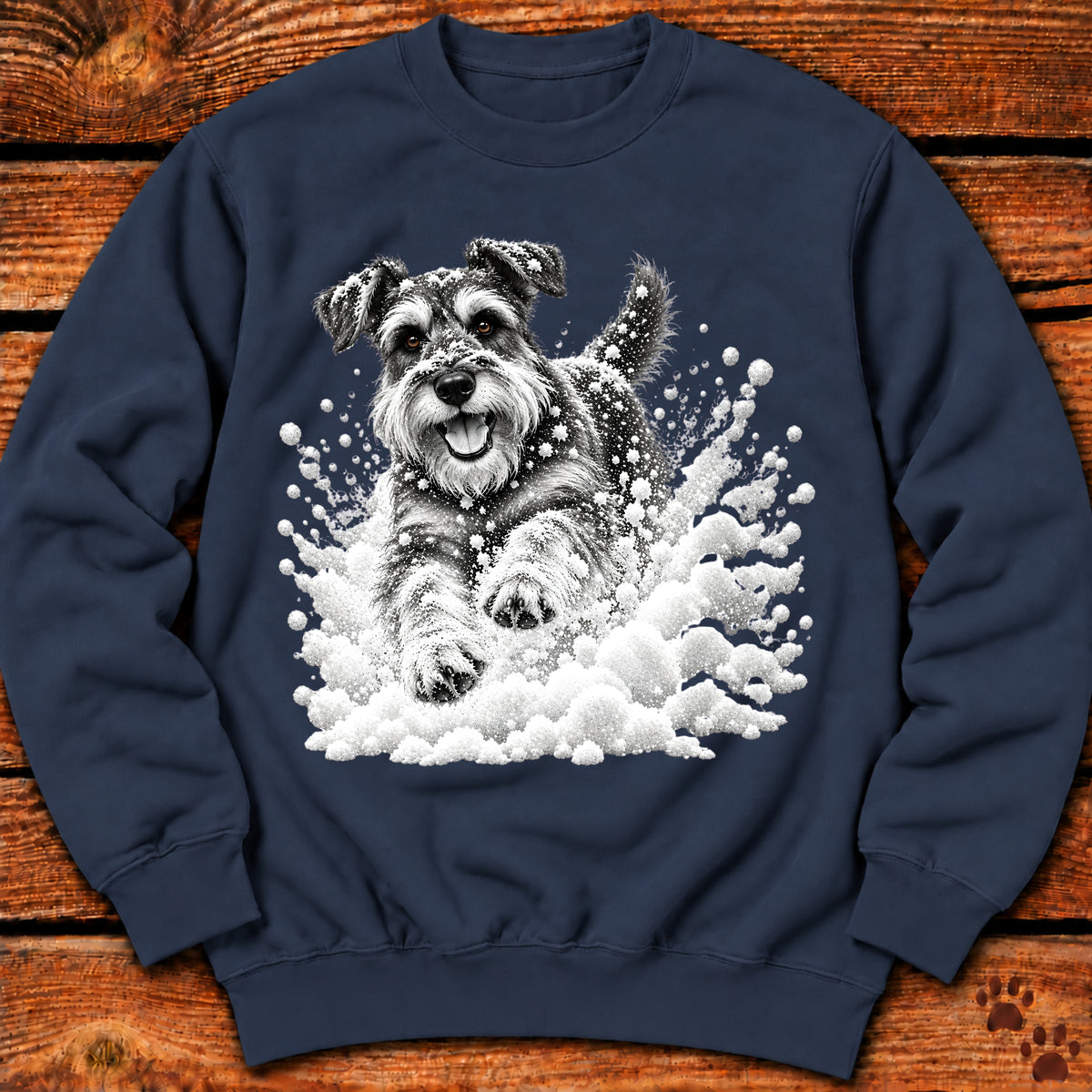 Schnauzer Snow Day Sweatshirt