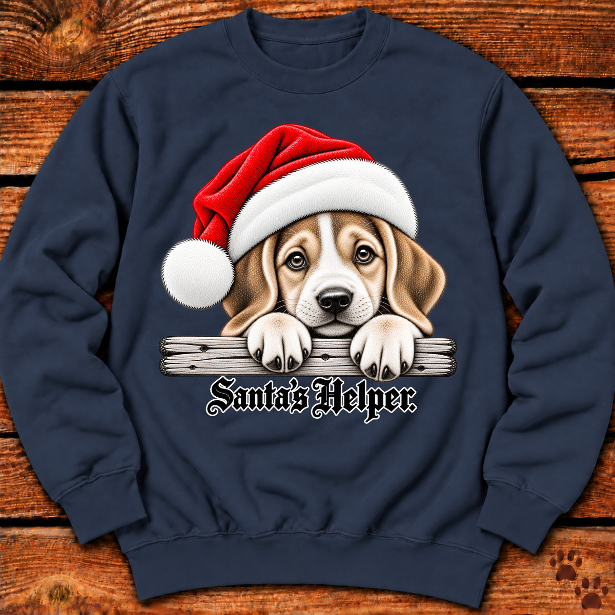 Santa’s Helper Beagle Sweatshirt