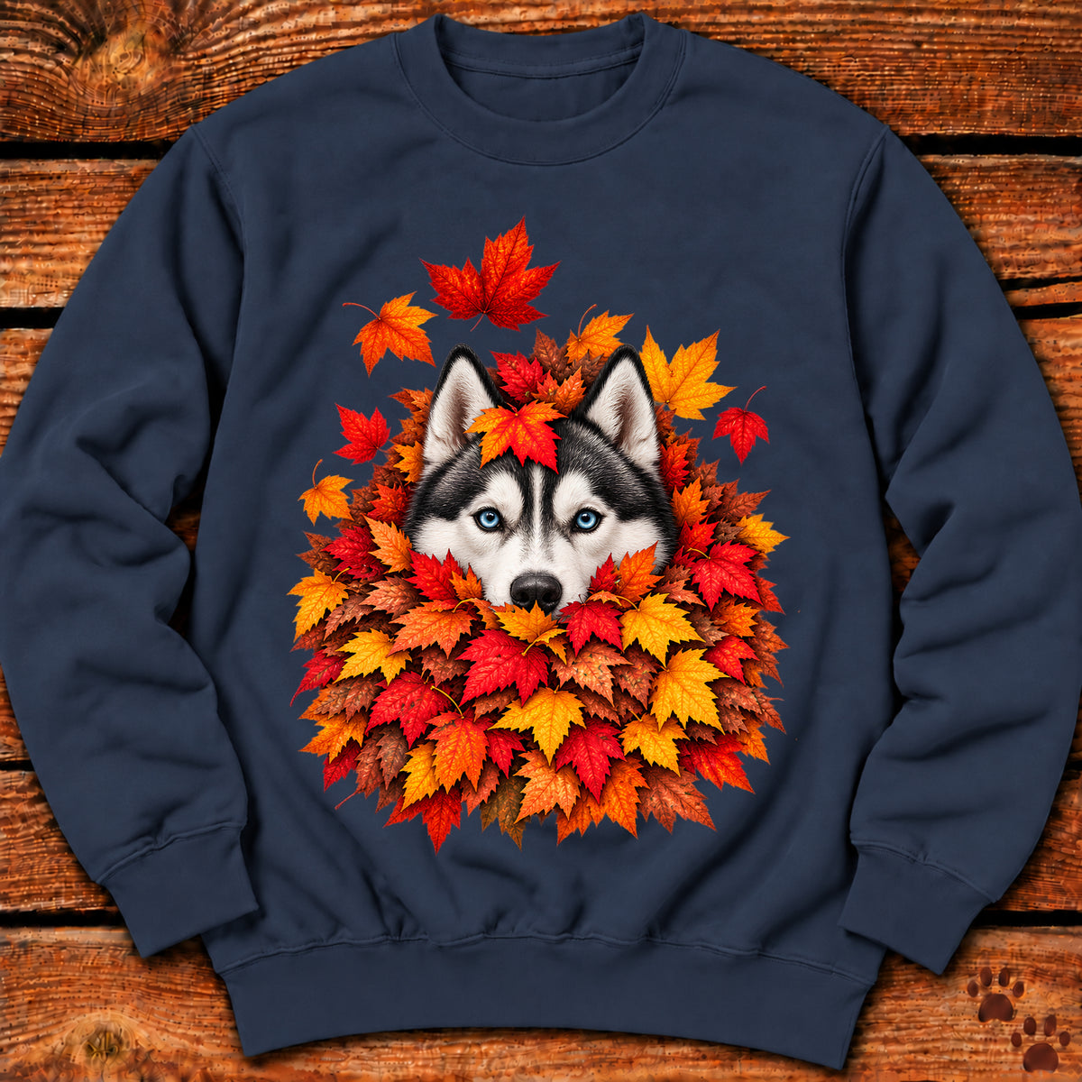 Husky Leaf Pile Crewneck