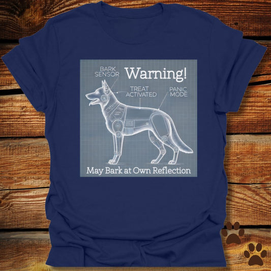 Funny Dog Blueprint Security Shirt