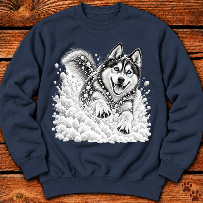 Husky Snow Day Sweatshirt