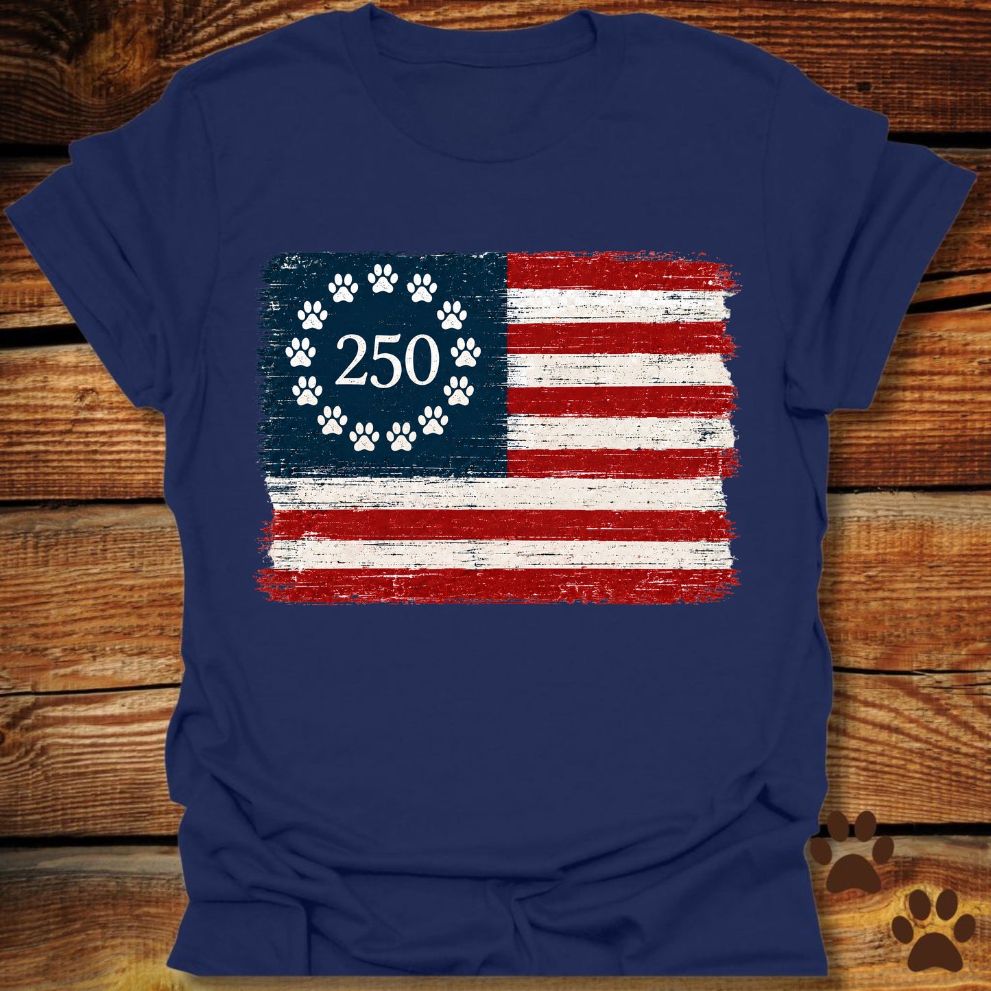 Patriotic Paw 250 American Flag
