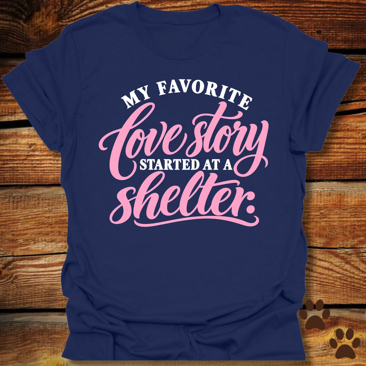 My Favorite Love Story - Rescue Dog T-Shirt