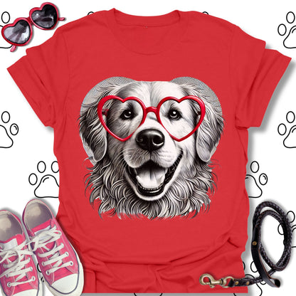 Golden Retriever Valentine T-Shirt