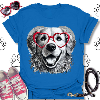 Golden Retriever Valentine T-Shirt