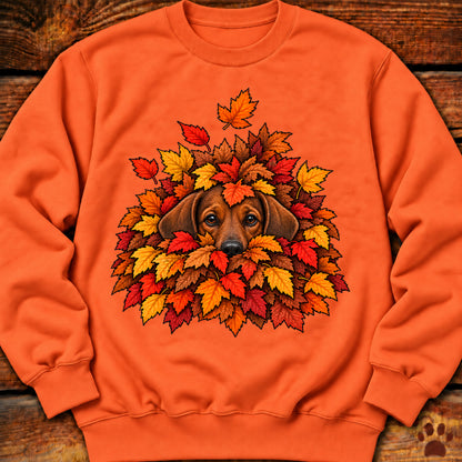Dachshund Leaf Pile Crewneck