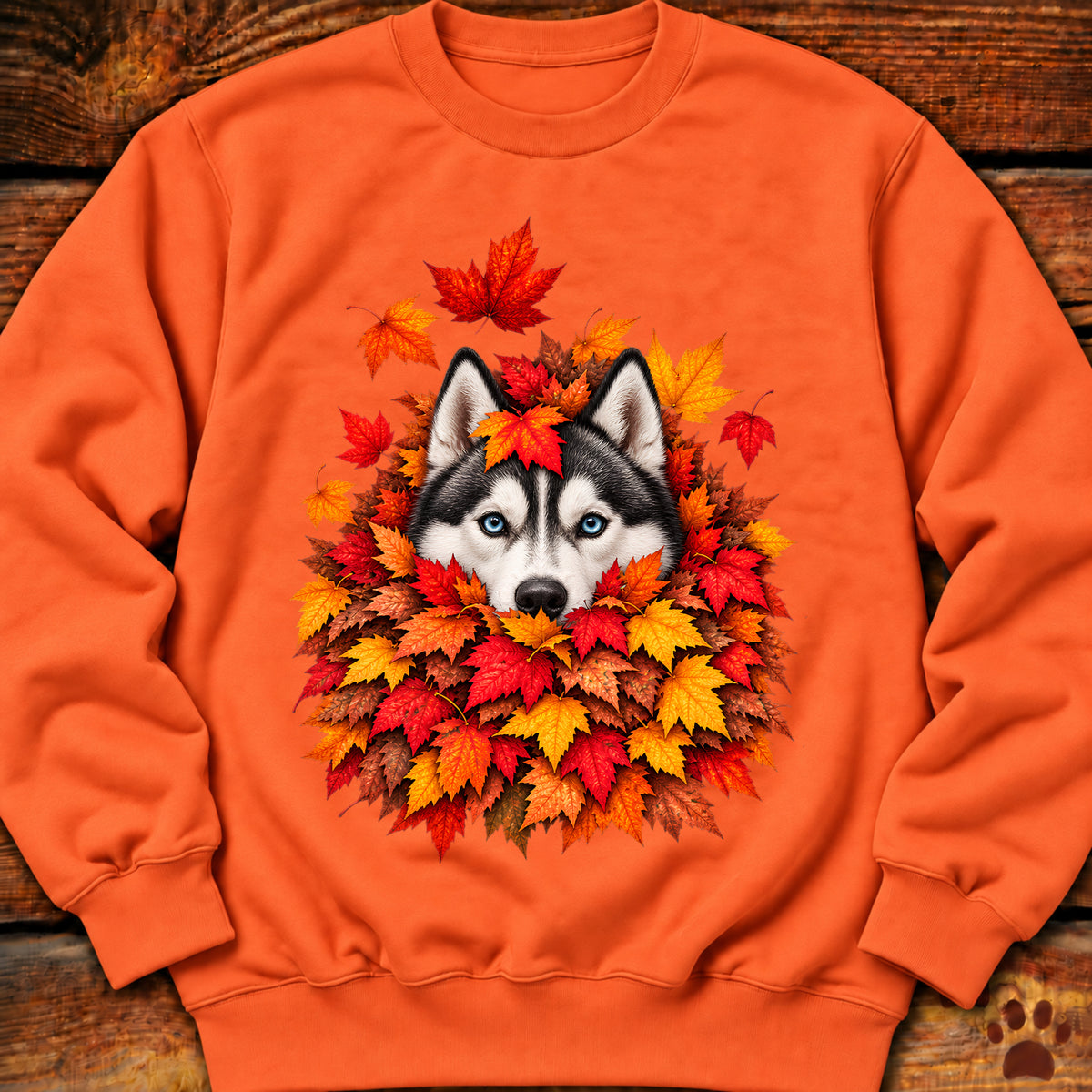 Husky Leaf Pile Crewneck