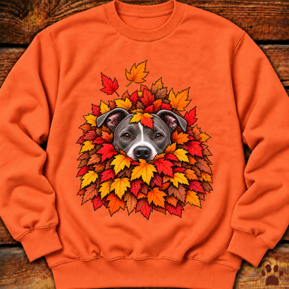 Pitbull Leaf Pile Crewneck