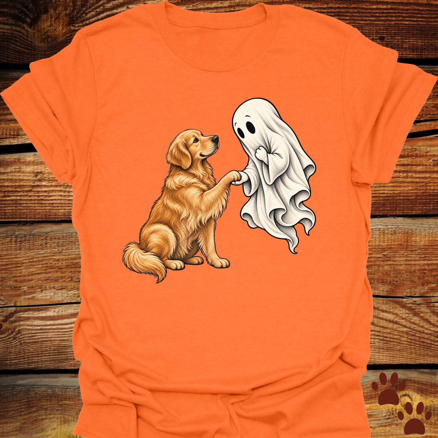 New Friend Ghost Golden Retriever T-Shirt