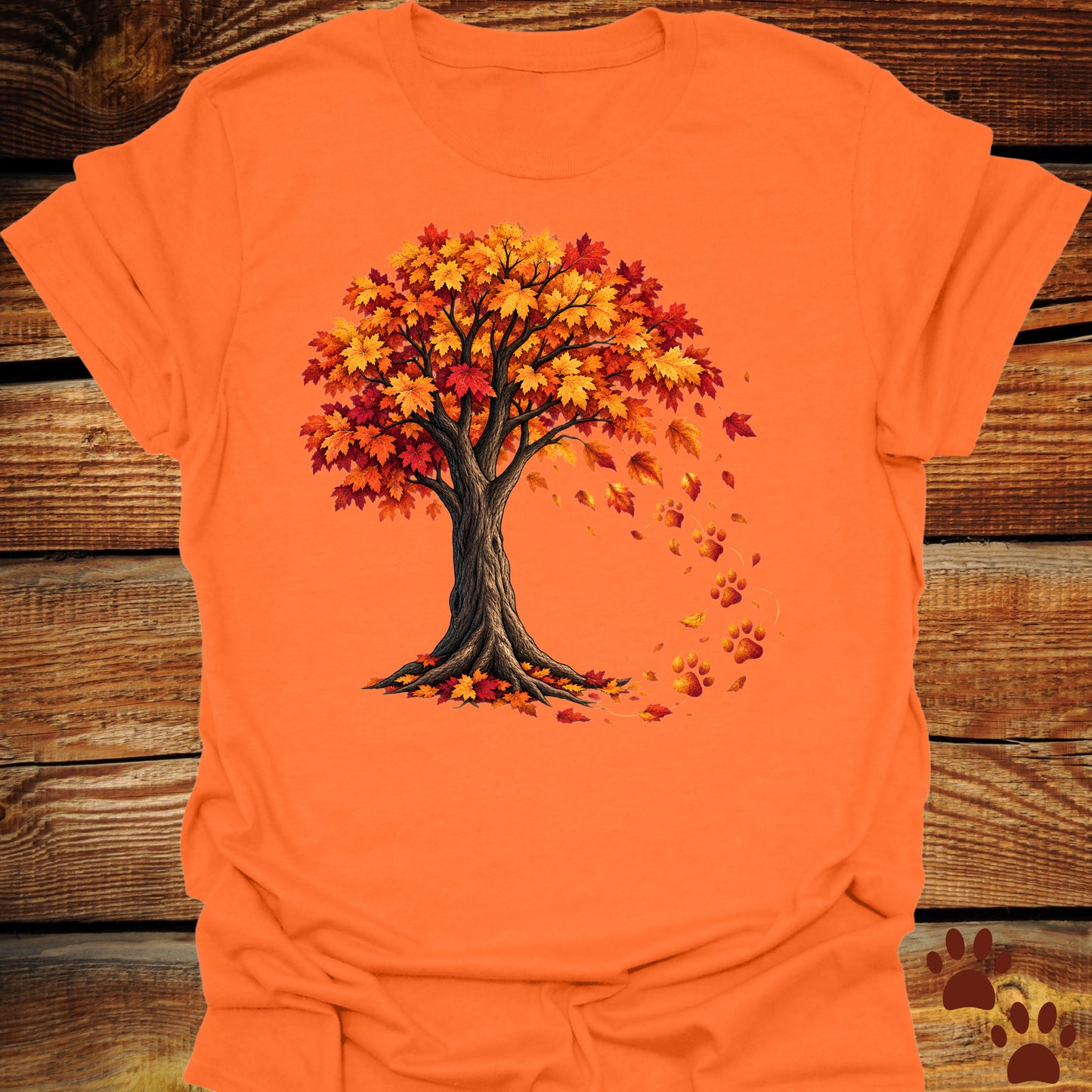Falling Paw Prints T-Shirt