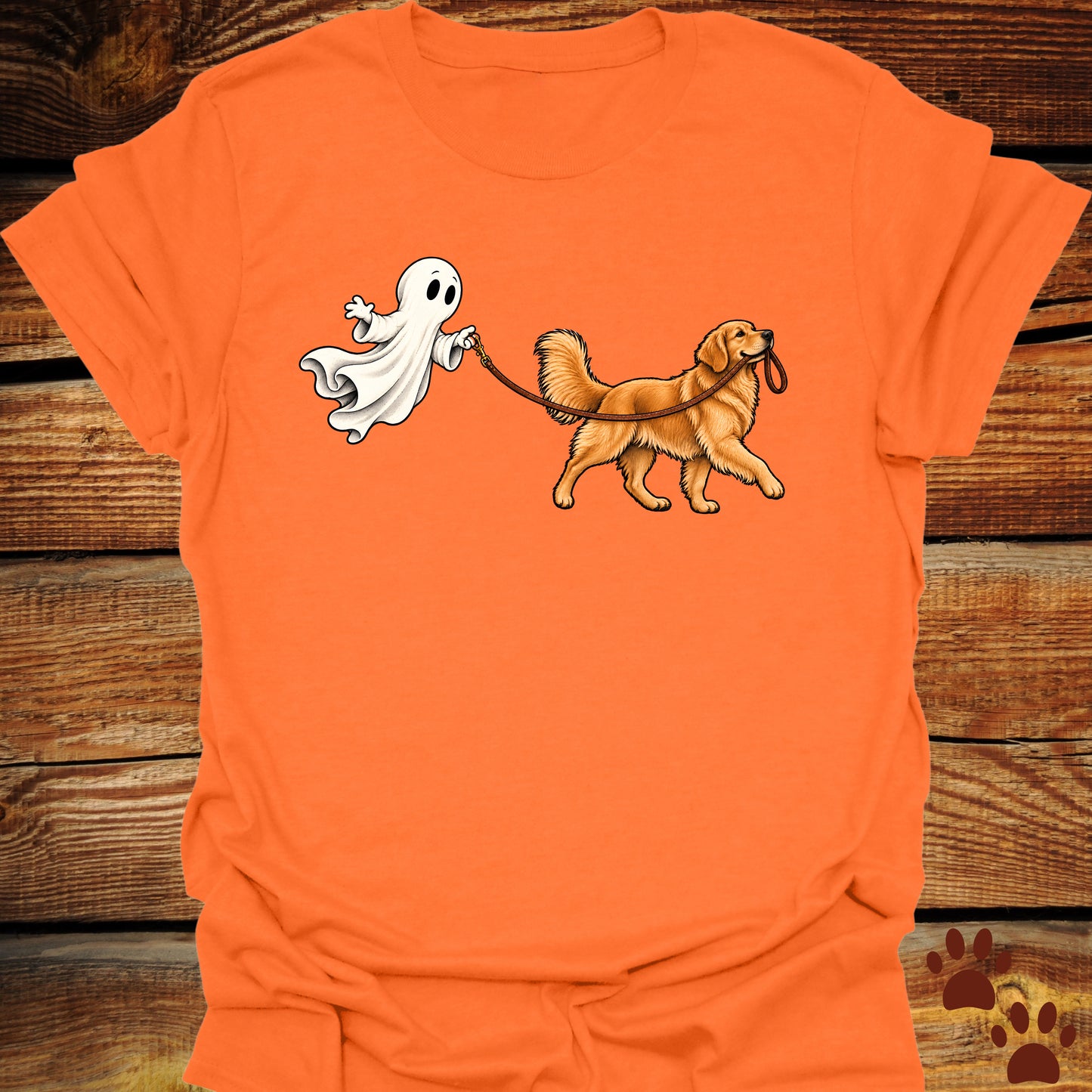 Ghost Walking the Golden T-Shirt