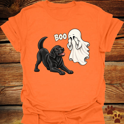 Ghost BOO Black Labrador T-Shirt