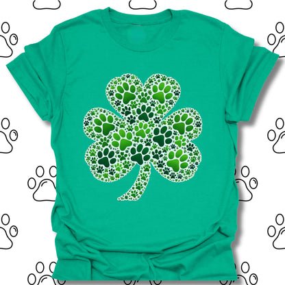 Lucky Paw Shamrock St. Patrick’s Day T-Shirt