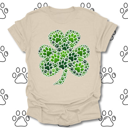 Lucky Paw Shamrock St. Patrick’s Day T-Shirt