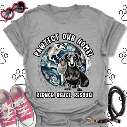 Dachshund Earth Day T-Shirt