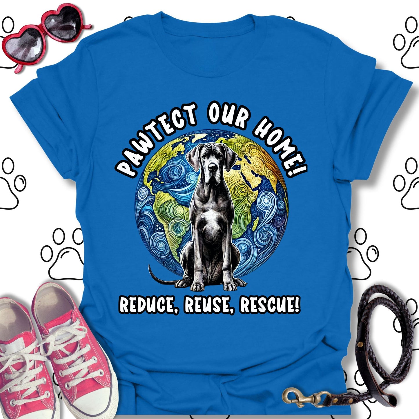 Great Dane Earth Day T-Shirt